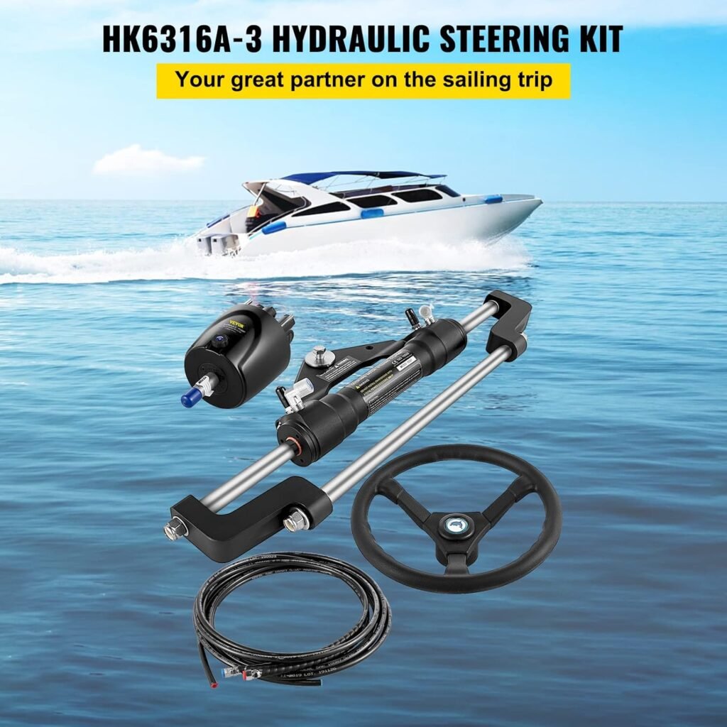 Outboard hydraulic steering kit