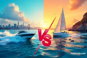 Motorboat vs Sailboat