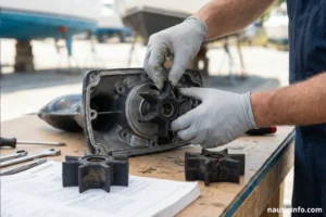 Change a water pump impeller