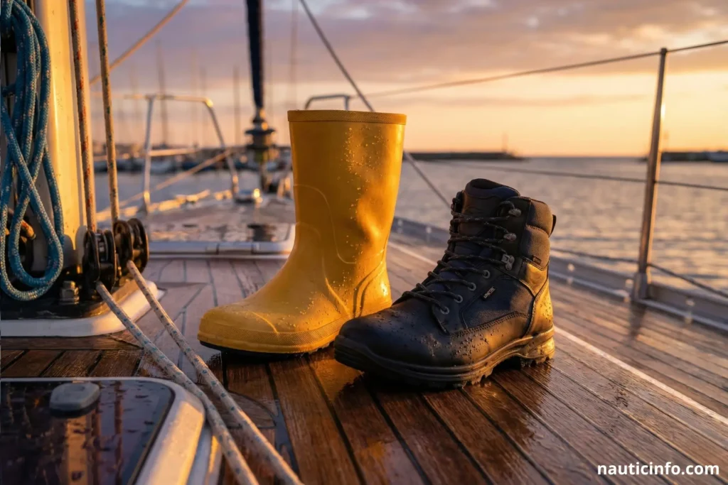 Rubber vs Breathable Sailing Boots