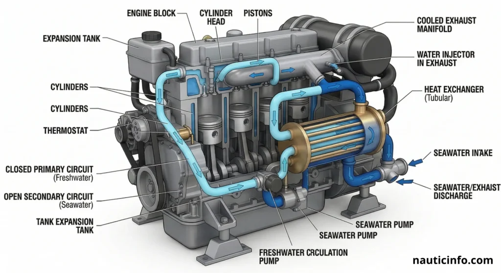 The Cooling System and Impeller Dynamics in Marine Engine Spring Commissioning